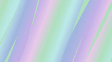 Yumuşak gökkuşağı gradyan arka planda sakin görsel efekt ve barışçıl atmosfer yaratımı için sakin pastel renkler ve sakin çapraz çizgiler yer almaktadır..