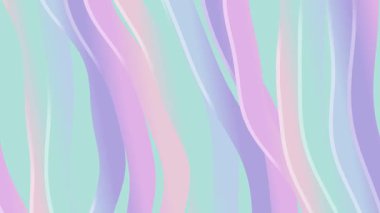 Yumuşak kıvrımlar ve yumuşatıcı pastel renkler içeren pastel renkli dalgalı desen rahatlatıcı bir görsel etki yaratıyor. Yumuşak renkler uyum içinde harmanlanır.