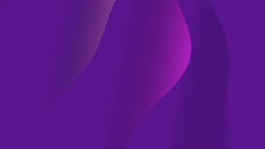 Yumuşak kıvrımlı şekiller ve ince gradyan mor soyut bir arkaplan dizaynı üzerinde sakinleştirici ve modern bir görsel etki yaratır..