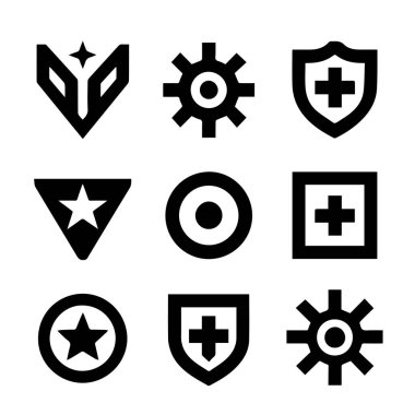 Esports Organizasyonu Markası için Siyah ve Beyaz Vektör logosu