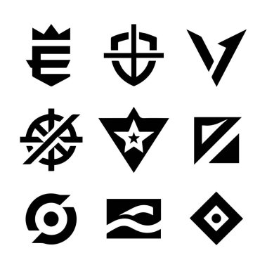 Striking Black And White Vector Logo For Esports Organization Branding