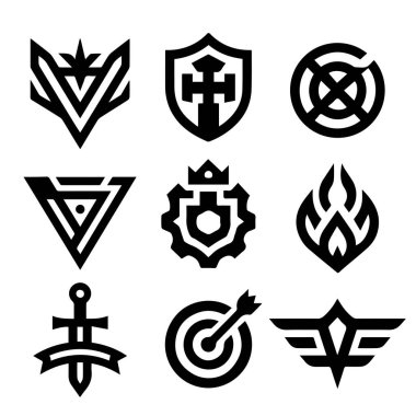 Profesyonel Takım Ticari Mal Kullanımı için Temiz Esports Rozet Vektör Tasarımı