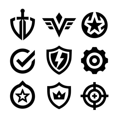 Clean Esports Badge Vector Design For Professional Team Merchandise Use