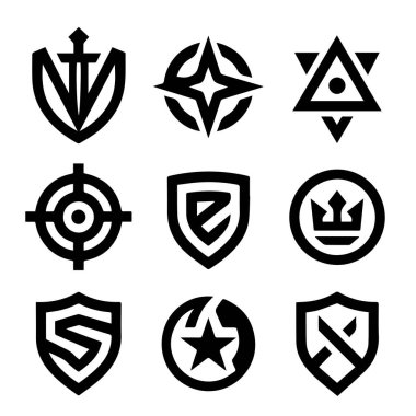 Clean Esports Badge Vector Design For Professional Team Merchandise Use