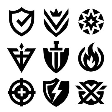 Profesyonel Takım Ticari Mal Kullanımı için Temiz Esports Rozet Vektör Tasarımı