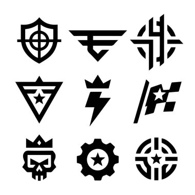 Edgy Esports Logo Template In Vector Format For Easy Customization