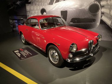 İtalya 'nın Torino kentindeki Museo Nazionale dell' Automobile İtalyan ve uluslararası üreticilerden tarihi araç, motor, şasi ve otomotiv tarihi sergileri sergilenmektedir..