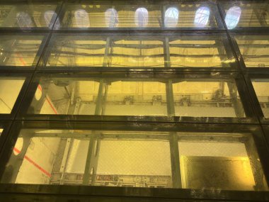 Açığa çıkan uçak iç çerçeve yapısı