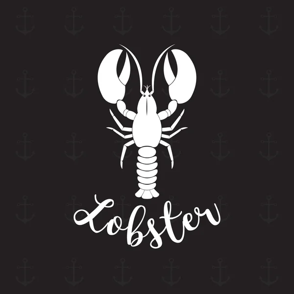 Deniz ürünleri Restoran Logo. — Stok Vektör