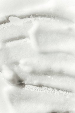 Bir yığın beyaz köpüğe yakın çekim