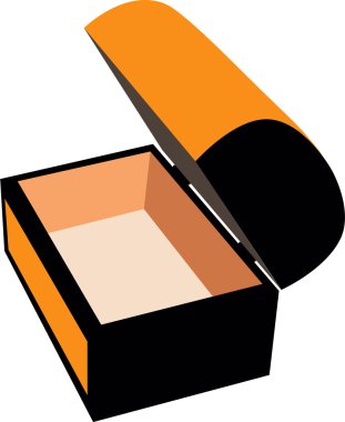 Siyah ve turuncu tabut