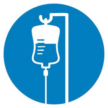 Isolated blood transfusion vector icon medical healthcare illustration perfect for emergency donation hospital or lab symbol in creative design artwork