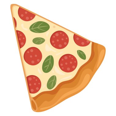 Pizza heart love romantic icon isolated vector illustration perfect for food design valentines day italian cuisine or romantic celebration artwork themes