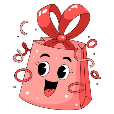 Poşet çizimi beyaz arkaplan vektör tasarımında izole edilmiş alışveriş modası paketleme aksesuarları veya basit minimalist temalı yaratıcı sanat eserleri için ideal