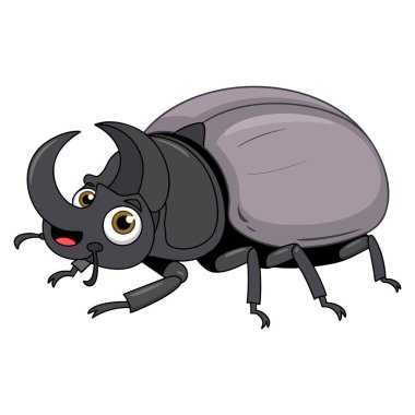 Vektör stili izole edilmiş gri kanatlı böcek illüstrasyonu yabani yaşam çalışmaları için ideal böcek koleksiyonu eğitimsel veya doğal bilim temaları