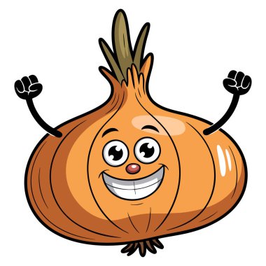 Beyaz arkaplanda soğan tasviri yemek tarifi bakkal pişirme veya mutfak temalı tasarım projesi için mükemmel izole edilmiş vektör.