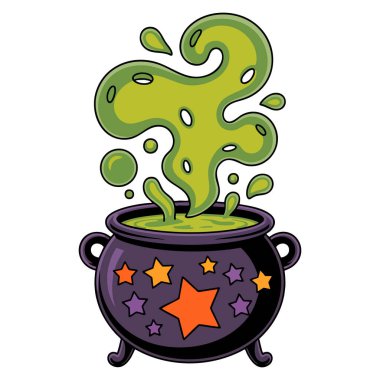 Cadılar Bayramı elementlerinin tasviri sonbahar festivali için mükemmel izole edilmiş vektör tasarımı ürkütücü dekorasyon partisi kutlaması veya mevsimlik temalı sanat eseri