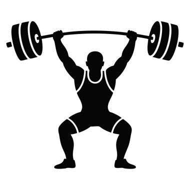 Halter spor ikonu vektör çizimi fitness beden eğitimi vücut geliştirme sporu motivasyon gücü ya da spor temalı yaratıcı sanat çalışması için mükemmeldir.