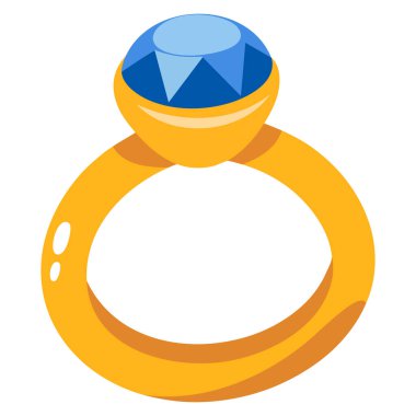 Mistik ritüel, fantezi, sihirli temalı tasarım ya da yaratıcı sanat eserleri için mükemmel çizim stili, mavi mücevherli büyülü nesne vektör çizimi