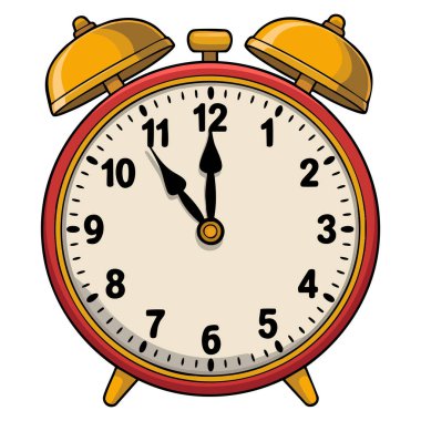 Zaman kavramı planlama dakikliği ya da en az düzeyde yaratıcı sanat eseri için beyaz arkaplan üzerindeki bir saatin tasviri