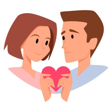 Romantik tasarımlar için mükemmel kalp vektörü çizimleri olan sevgili çift sevgililer günü sevgisi ve duygusal ilişki temalı görseller.