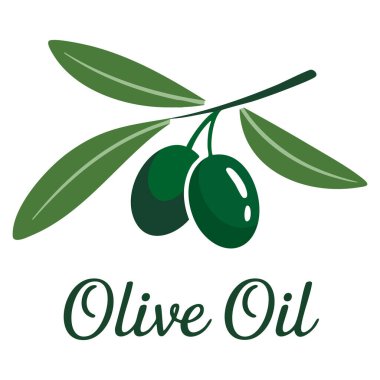 Zeytin yağı vektörü logosu, yaprak ve daire sembolü kullanarak sağlık ve gıda işi markalaşması ve ürün kimliği için mükemmel bir tasarım.