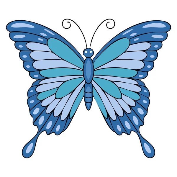 Vektör illüstrasyon kelebek logo şablonu dekoratif sanat eserleri için idealdir vahşi yaşam veya böcek yaratıcı tasarım görselleri için