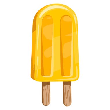 Beyaz arka planda izole edilmiş dondurma şekerlerinin vektör çizimi tatlı tatlı ikramları şekerleme paketleme ve gıda tasarım kavramları için idealdir.