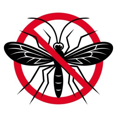 Sivrisineklerin imzalanmaması, Dang sıtma hastalıklarını önleme kampanyaları için ideal. Halk sağlığı ve eğitim görselleri.
