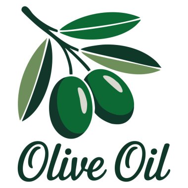 Zeytin yağı için vektör logosu şablonu ve sağlıklı gıda ürünleri için uygun çember sembolü iş ürünleri markalaştırma ve mutfak kimliği tasarımları