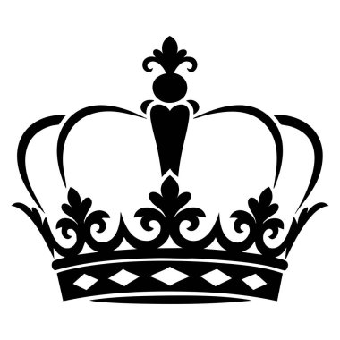 Mavi Crown simge illüstrasyon vektör tasarım elementi kraliyet lüks başarı markası amblemi ve premium kimlik temalı yaratıcı projeler için uygundur.