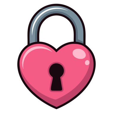 Sevimli aşk temalı ikon vektörü. Romantizm, sevgi, sevgililer günü duygusal markalaşma ve dekoratif tasarım kullanımı için uygun.