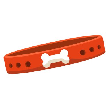 Köpek tasması tasması tasarımı hayvan aksesuarları, hayvan bakımı eğitimi, köpek ürünü tanımlama ve veterinerlik temalı grafikler için uygun tasarım elementi