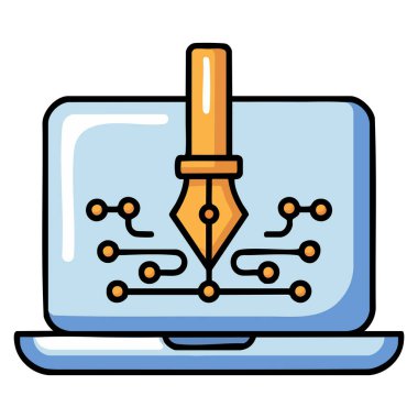 Düz tasarım vektör illüstrasyonu SEO geliştirme ve pazarlama sembolü üzerine odaklanmış beyaz arkaplan EPS 10 dosyası dijital tanıtım ve analitik görseller için