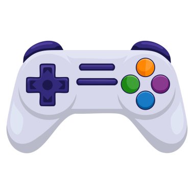 Gamepad simgesi modern tasarım vektör çizimi oyun endüstrisi eğlence konsolu kontrol arayüzü ve dijital deneyim temalı tasarım varlıkları için mükemmeldir