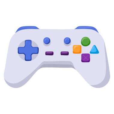 Oyun konsolu esport arayüzü ve dijital etkileşimli yaratıcı projeler için uygun oyun alanı vektör illüstrasyonunun modern tasarım simgesi