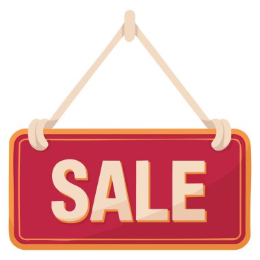 Web tasarımı ekommerce tanıtım perakende kampanyaları ve dijital pazarlama görselleri için Düz illüstrasyon tarzında bir satış vektör simgesi