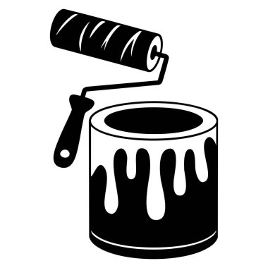 Vektör ikon tasarımı logo şablonu sanat hizmetleri için ideal stüdyo dekorasyonu ve sanatsal markalaşma projeleri