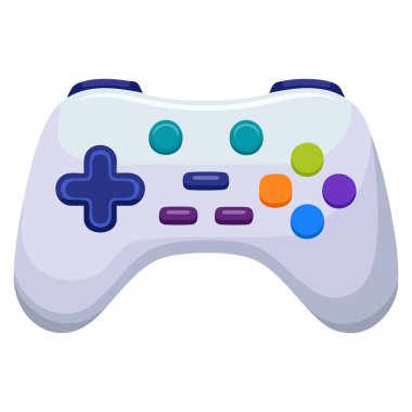 Oyun konsolu eğlence esportları arayüzü ve etkileşimli medya görselleri için modern tasarım tarzında Gamepad simgesinin vektör ilülasyonu ideal
