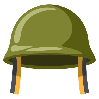 Askeri asker miğferinin vektör çizimi savunma ordu ekipmanlarını korumak için izole edilmiş savaş güvenliği ve taktik tasarım temaları