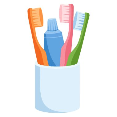 Diş fırçası diş macunu beyaz arka planda izole edilmiş diş macunu diş sağlığı için ağız sağlığı eğitimi için mükemmel tıbbi görseller ve yaşam tarzı temalı sanat eserleri