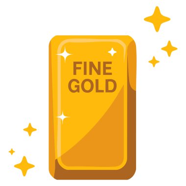 Yatırım için ideal altın külçelerinin, değerli metal bankacılığı ve ekonomik güvenlik temalı sanat eserleri için izole edilmiş temsilcisi.