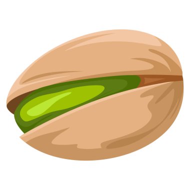 Sağlıklı yiyecek şam fıstığı vektör çizimi organik atıştırmalık markalaşma konsepti ambalajlama ve market temalı sanat eserleri için ideal tasarım.