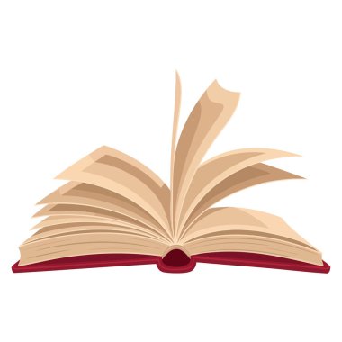 Sarı kağıt düz antik kitap vektör illüstrasyonlu açık el yazmaları tarih edebiyatı ve eğitim temaları için mükemmel tasarım unsurları