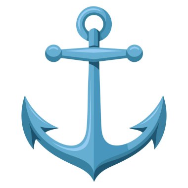 Gemi çapa deniz elemanı vektör çizimi denizcilik okyanus navigasyon denizcisi ve kıyı temalı sanat eserleri için mükemmel.