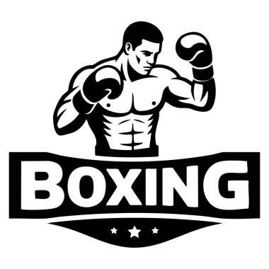 Spor dövüş sticker tshirt vektör illüstrasyon şablonu tasarımı spor giyim markaları veya yarışma temaları için uygundur