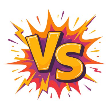 Dövüş sporları dövüş sporu, düz çizgi film, yaratıcı logolar, yarışma tabelalarını karşılaştırma.