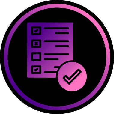 Bir işaretin vektör illüstrasyonu