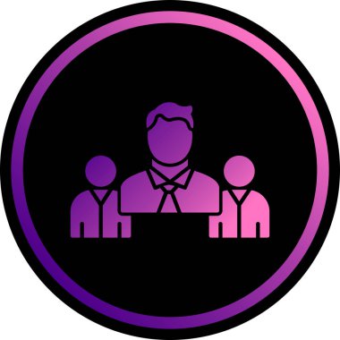 Takım elbiseli bir kadının vektör çizimi