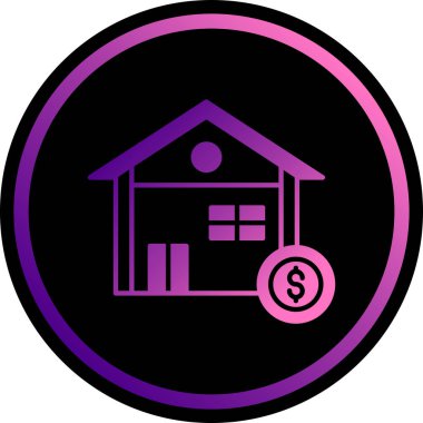 ev simgesi vektör illüstrasyonu